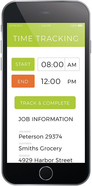mobile crew real time tracking