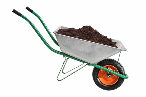 wheelbarrow-96 arborgold landscape equipment management