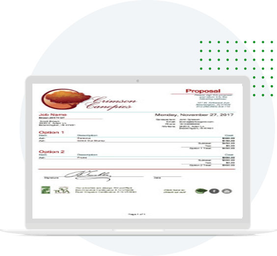Arborgold Branded Invoice Templates Company Branded Invoices and Quotes