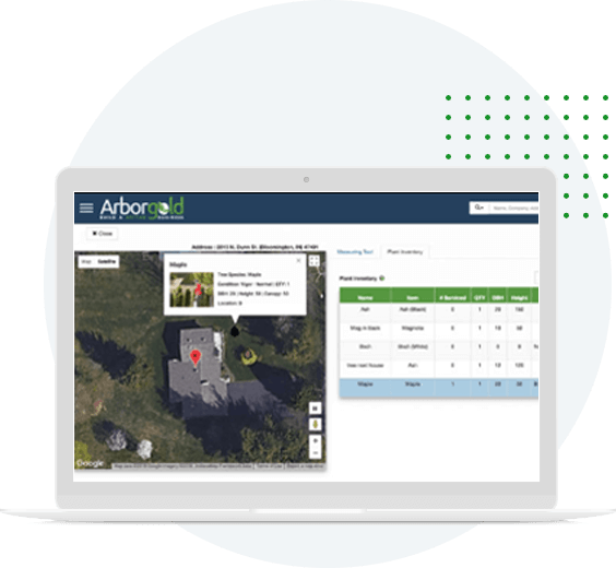 TREE-PLANT-INVENTORY Software Tree plant inventory software for green industry companies