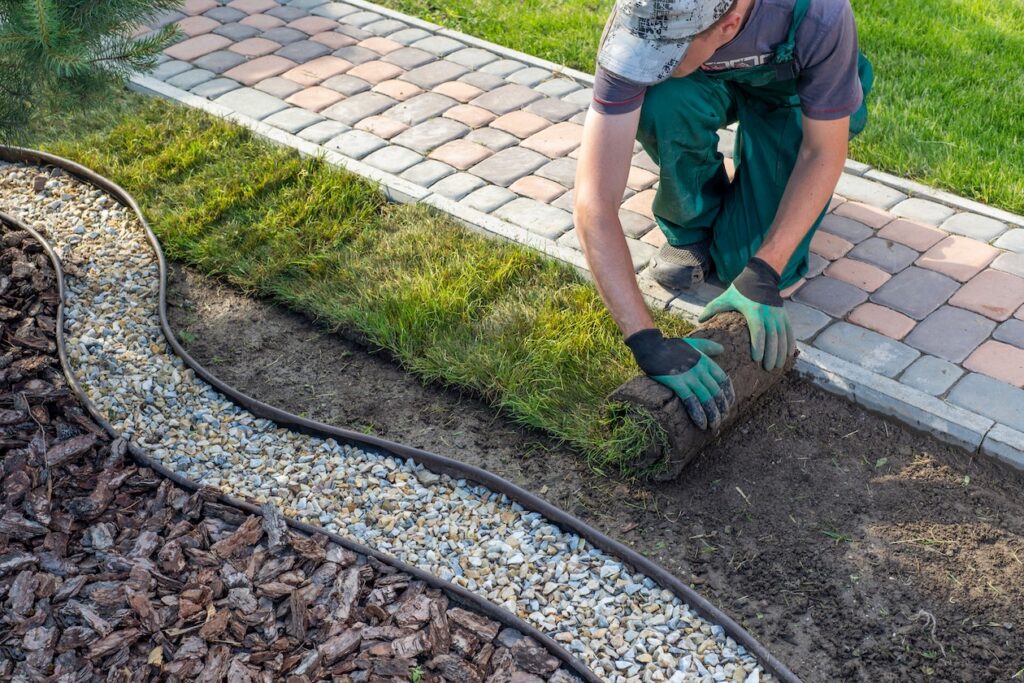 Landscaping crew working outdoors highlighting team coordination and field operations